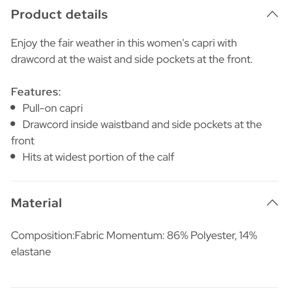 BNWT Lole spirit capris - Picture 2 of 5